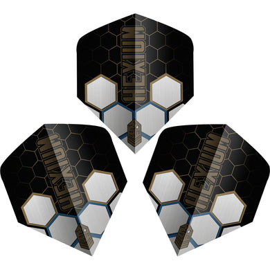 Unicorn Ultrafly.100 - Hexium Dart Flights - Big Wing & Plus Shape