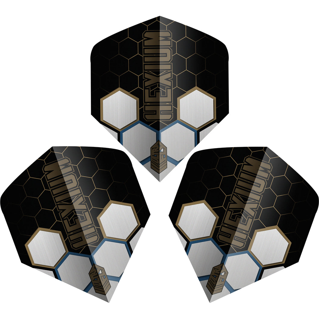 Unicorn Ultrafly.100 - Hexium Dart Flights - Big Wing & Plus Shape