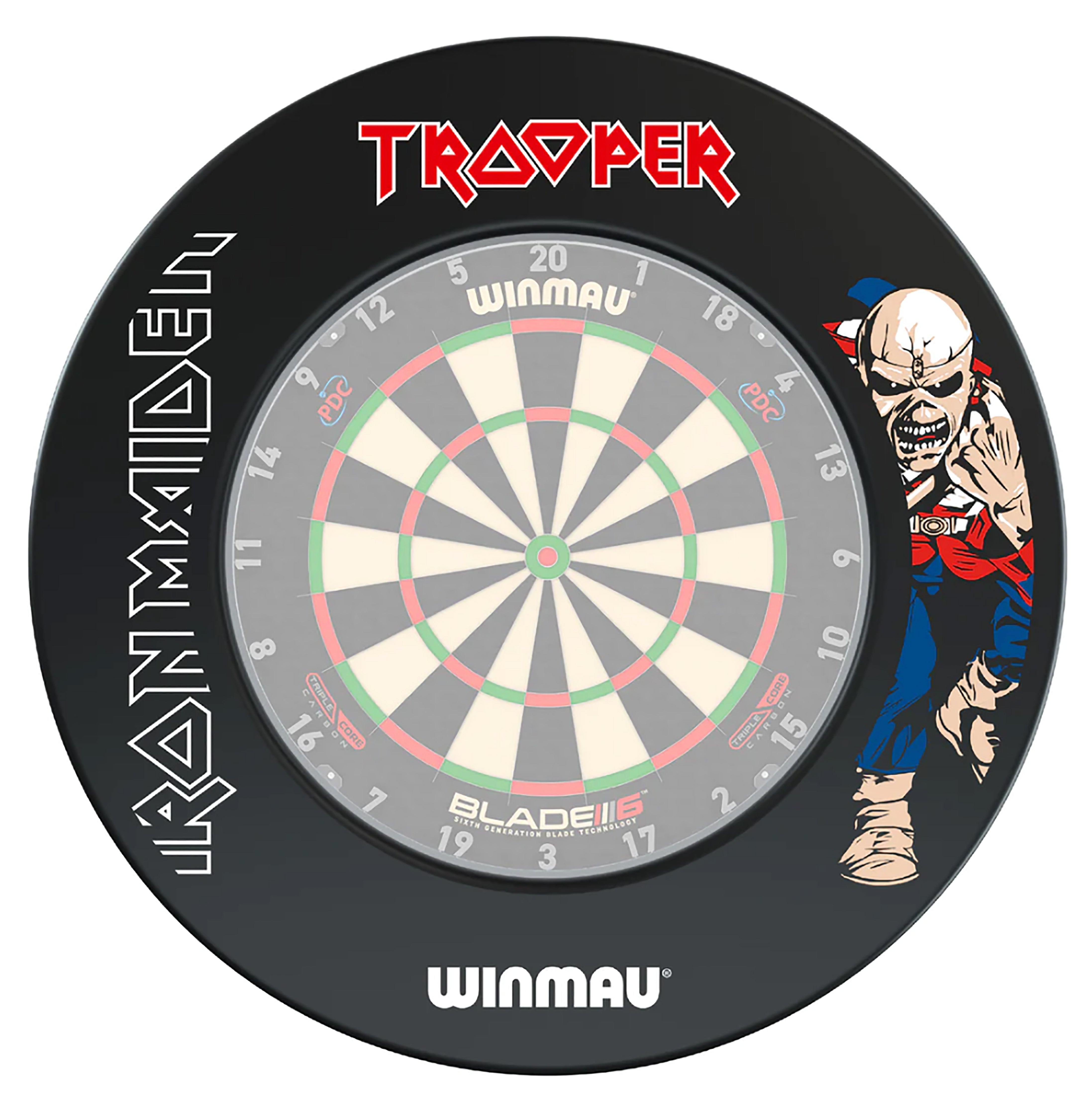 Winmau Iron Maiden Trooper Dartboard Surround