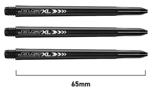 Red Dragon Luke Humphries - Cool Hand - Joust XL - Extra Long Dart Shafts - Black