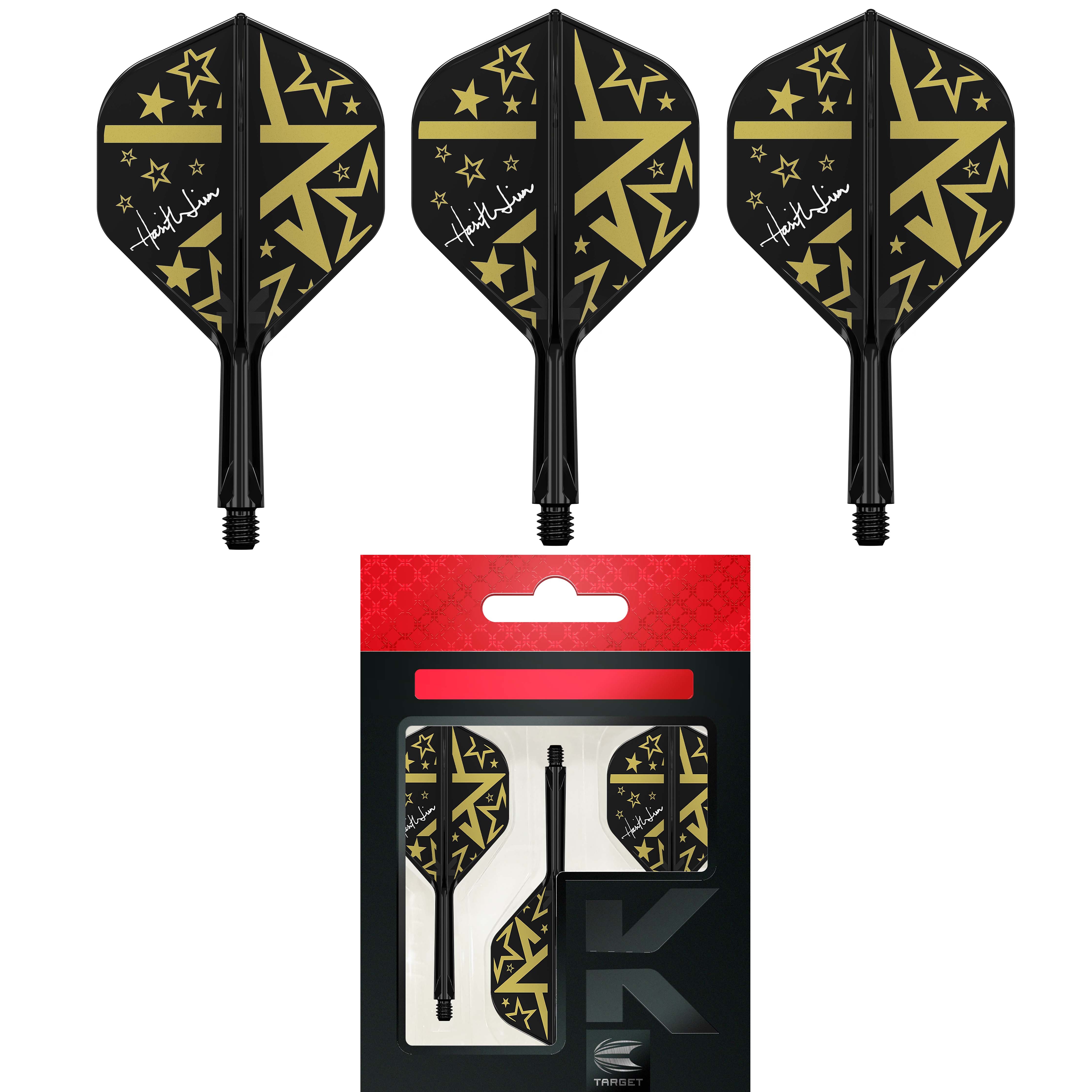 Target Japan - K-Flex  - Hot Shot - No2 - Flight System - Black & Gold