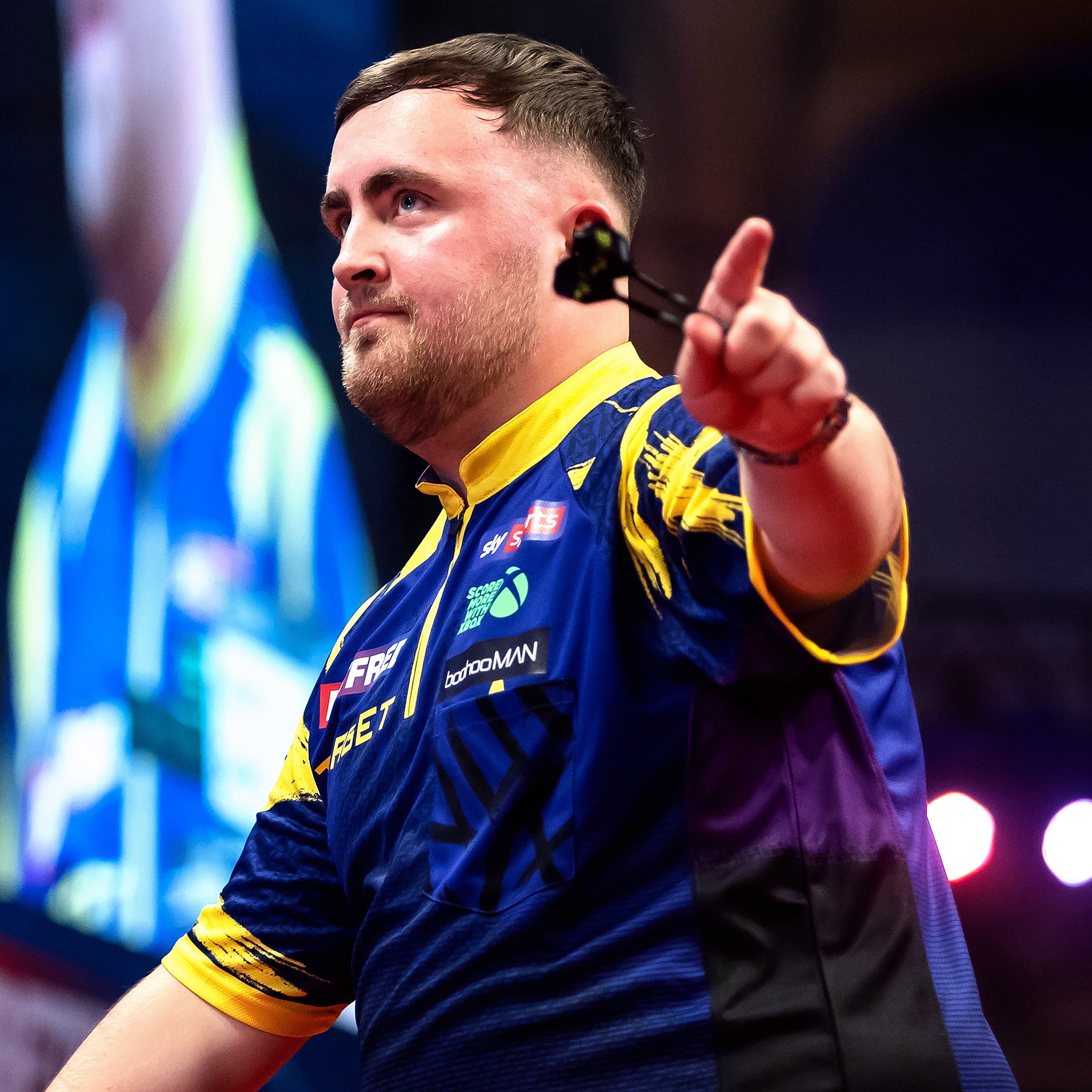 Target Luke 'The Nuke' Littler Playing Dart Shirt - 2026 - 8yrs - 4XL