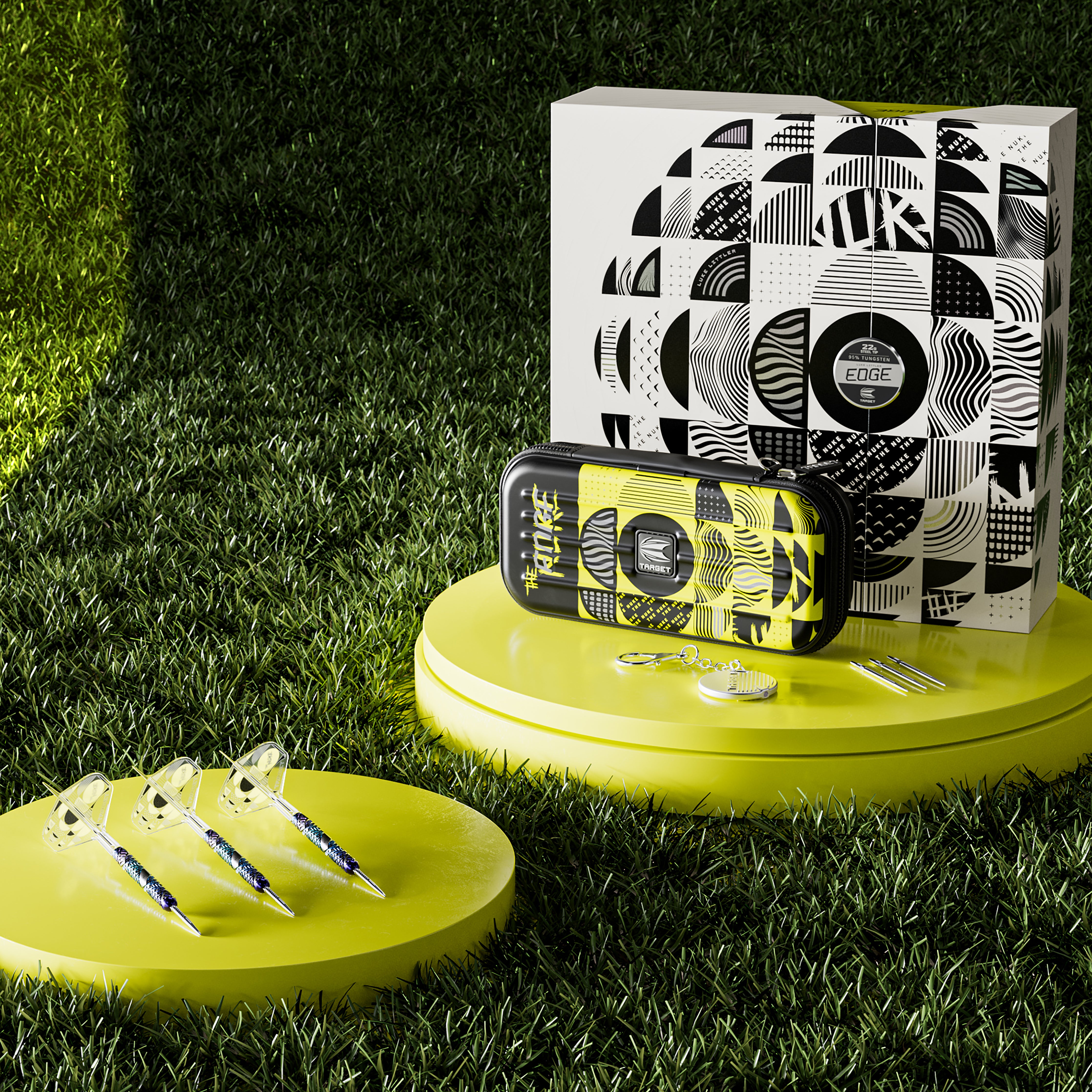 Target Luke 'The Nuke' Littler - Edge - 95% Tungsten - Swiss Point SP Darts - 22g 23g 24g