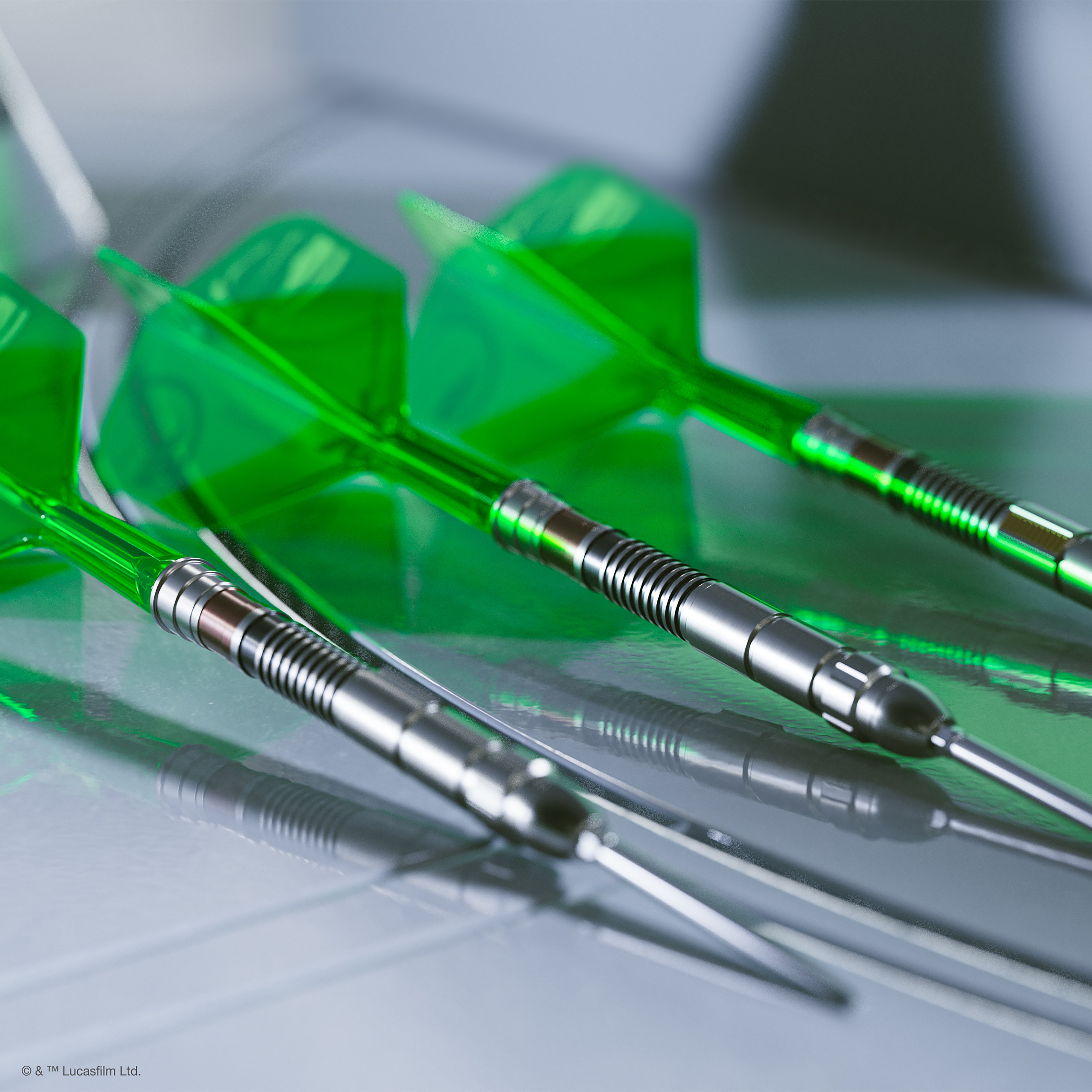 Star Wars Target Luke Skywalker "Jedi Knight" Lightsaber First Edition 95% Tungsten Steel Tip Darts -24g