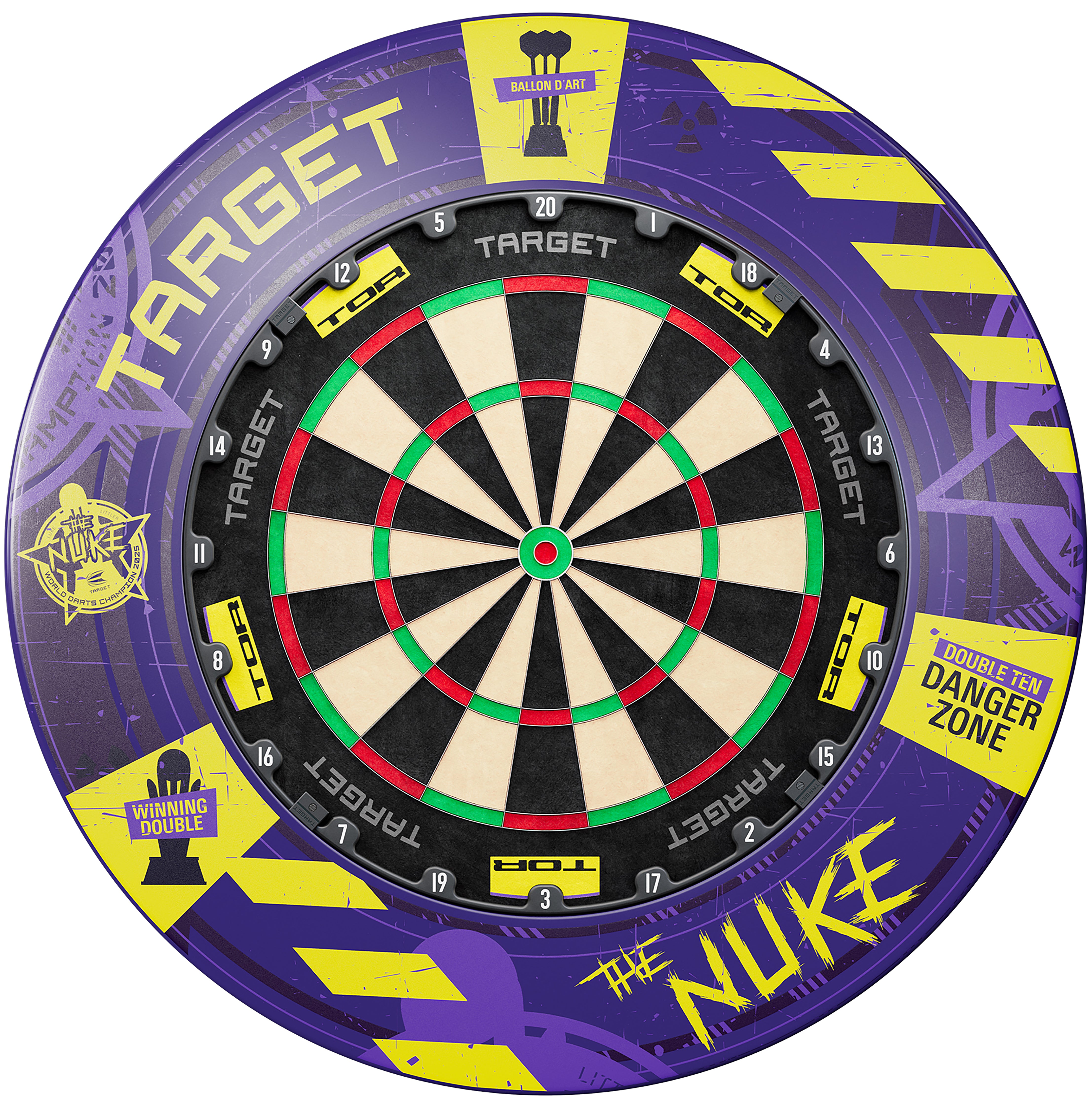 Target Luke 'The Nuke' Littler - World Champion Surround & TOR Dartboard Bundle 2025