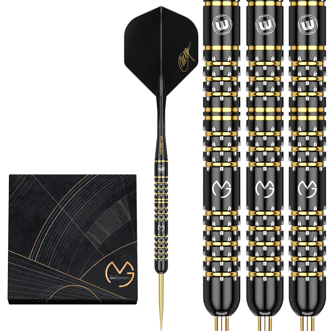 Winmau MVG Limited Edition Steel Tip Darts - 5 Year Anniversary Gift Box - 22.5g
