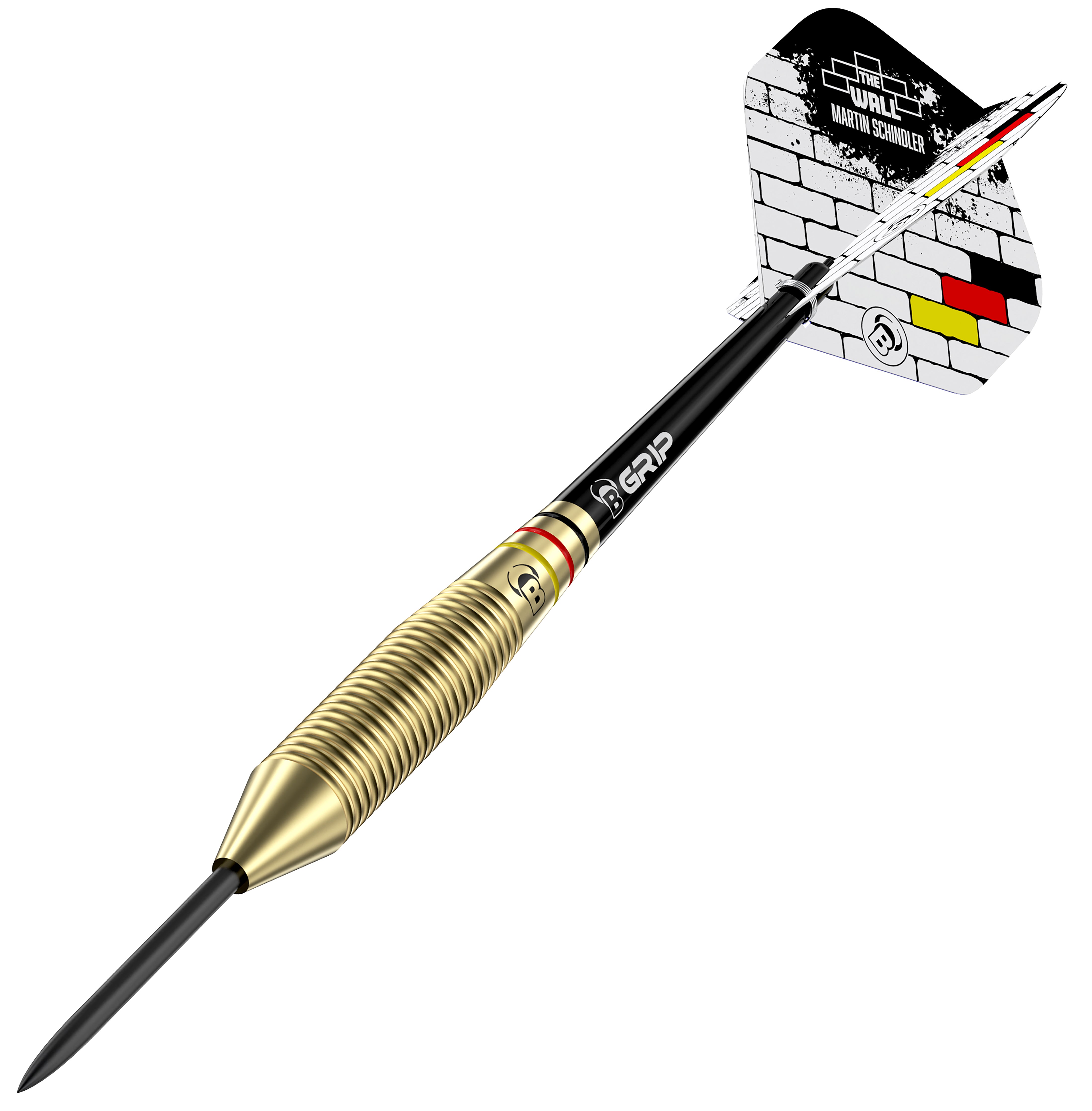 BULL'S Martin Schindler - The Wall - Steel Tip Darts - Brass - 21g 23g