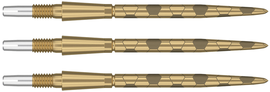 Target Swiss Storm Onyx - Dart Points - 26mm 30mm 35mm - Gold