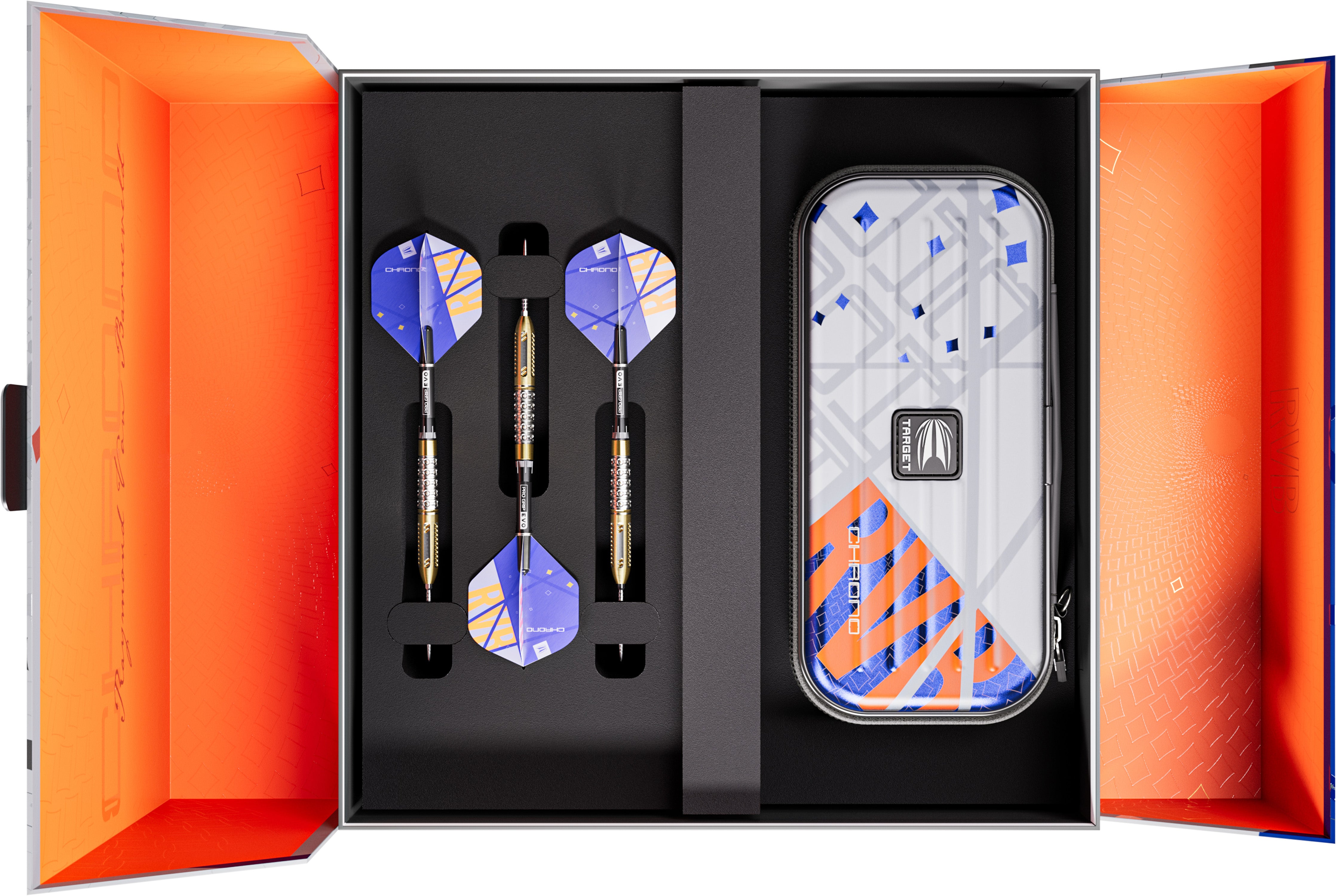 Target Raymond Van Barneveld Chrono SP Steel Tip Darts 2024 - 95% Tungsten - 21g 23g 25g