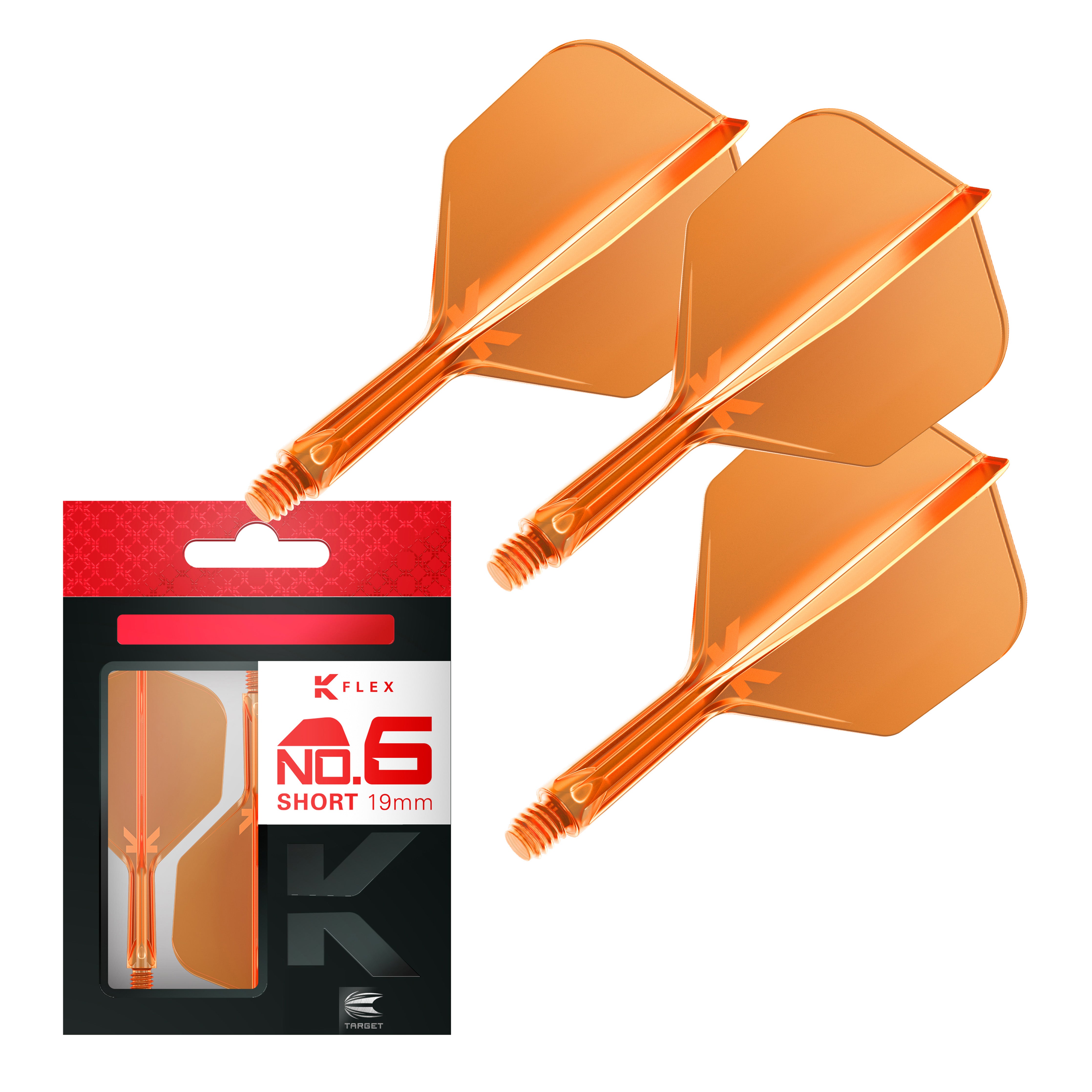Target K-FLEX Flights STD/NO6 - Neon Orange