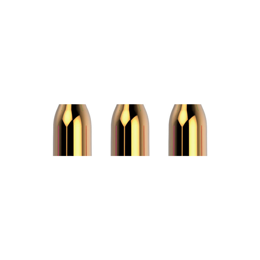 L-Style Darts Premium Metal Champagne Rings - Gold