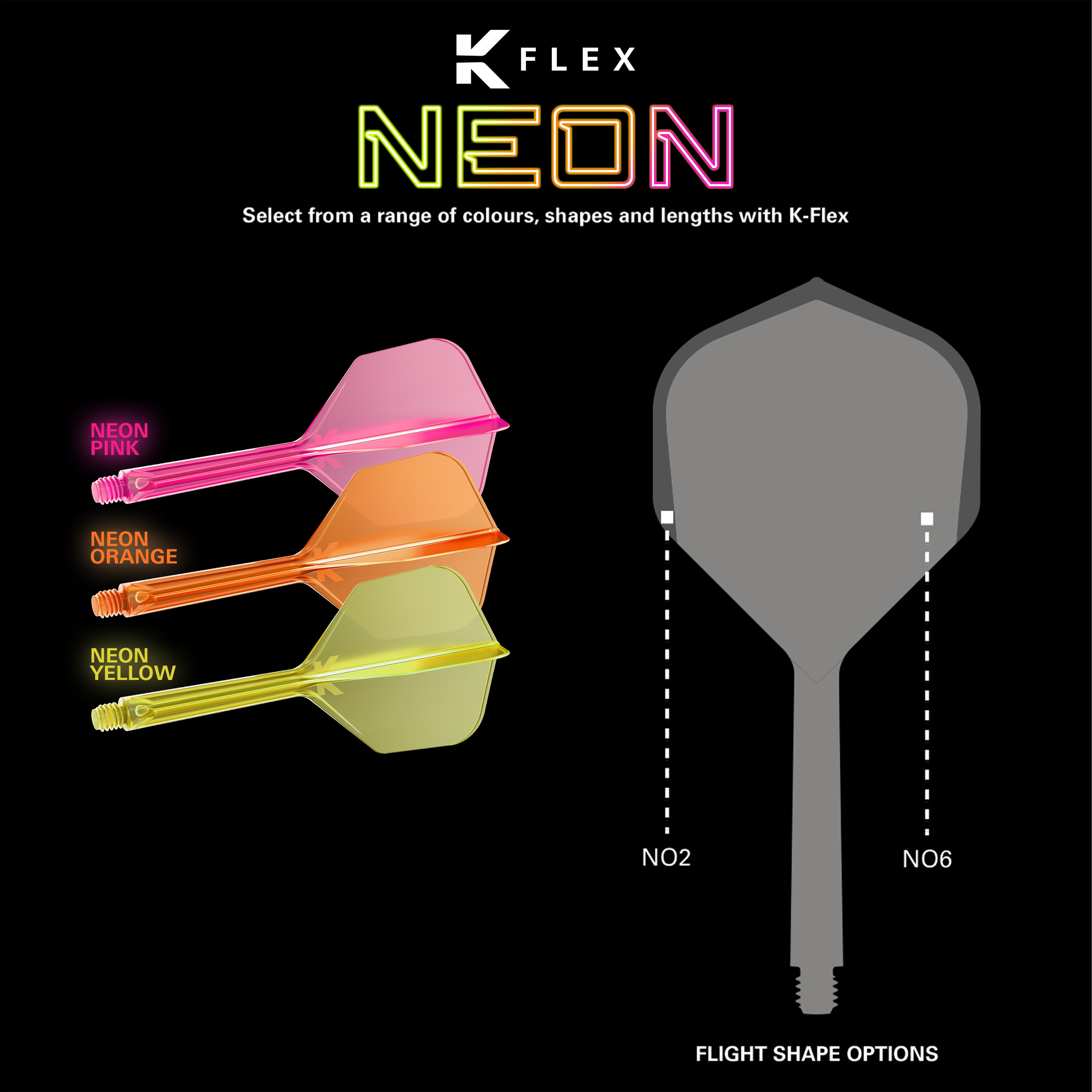 Target K-FLEX Flights STD/NO2 - Neon Yellow