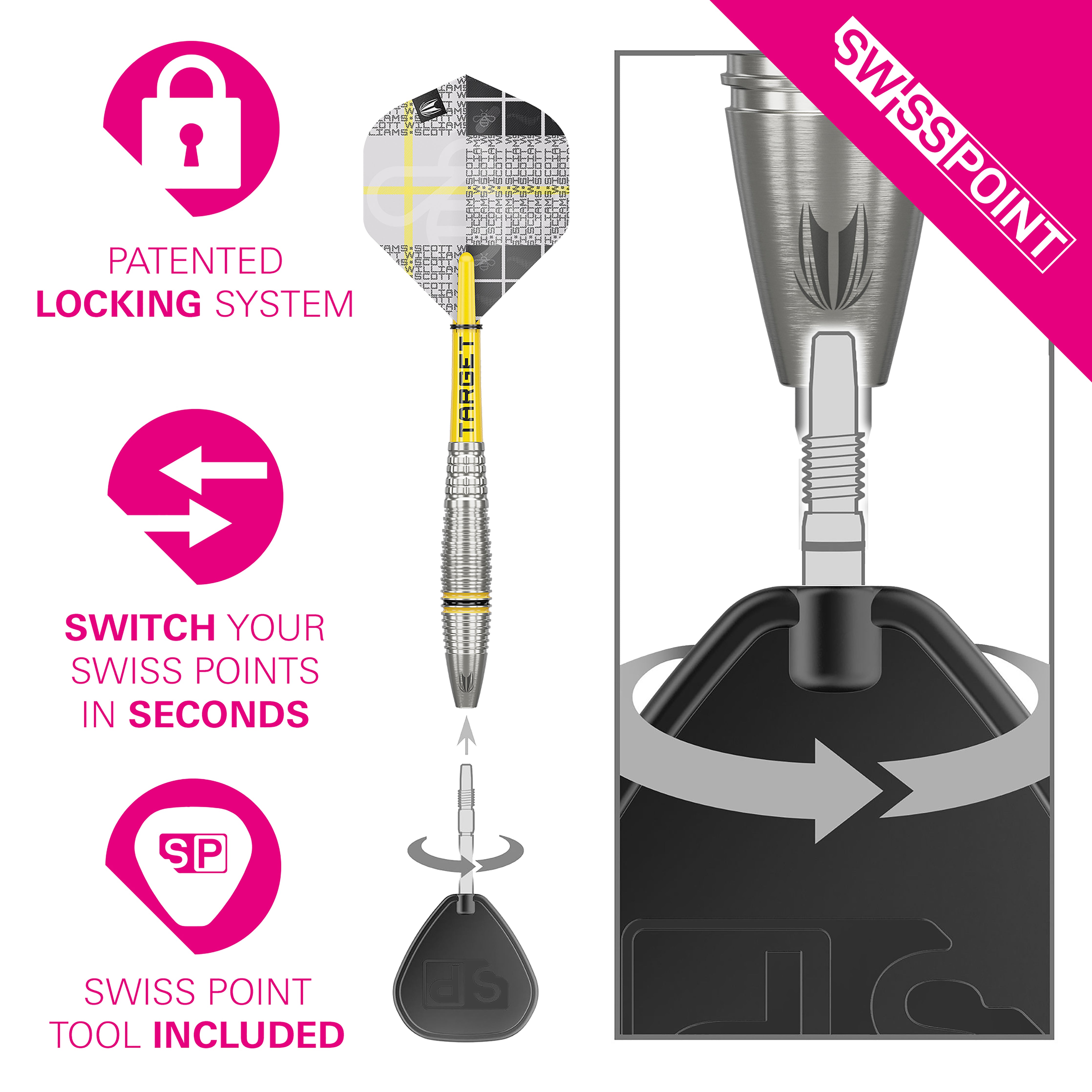 Target Scott 'Shaggy' Williams - G2 - SP - 90% Tungsten Darts - 23g 25g