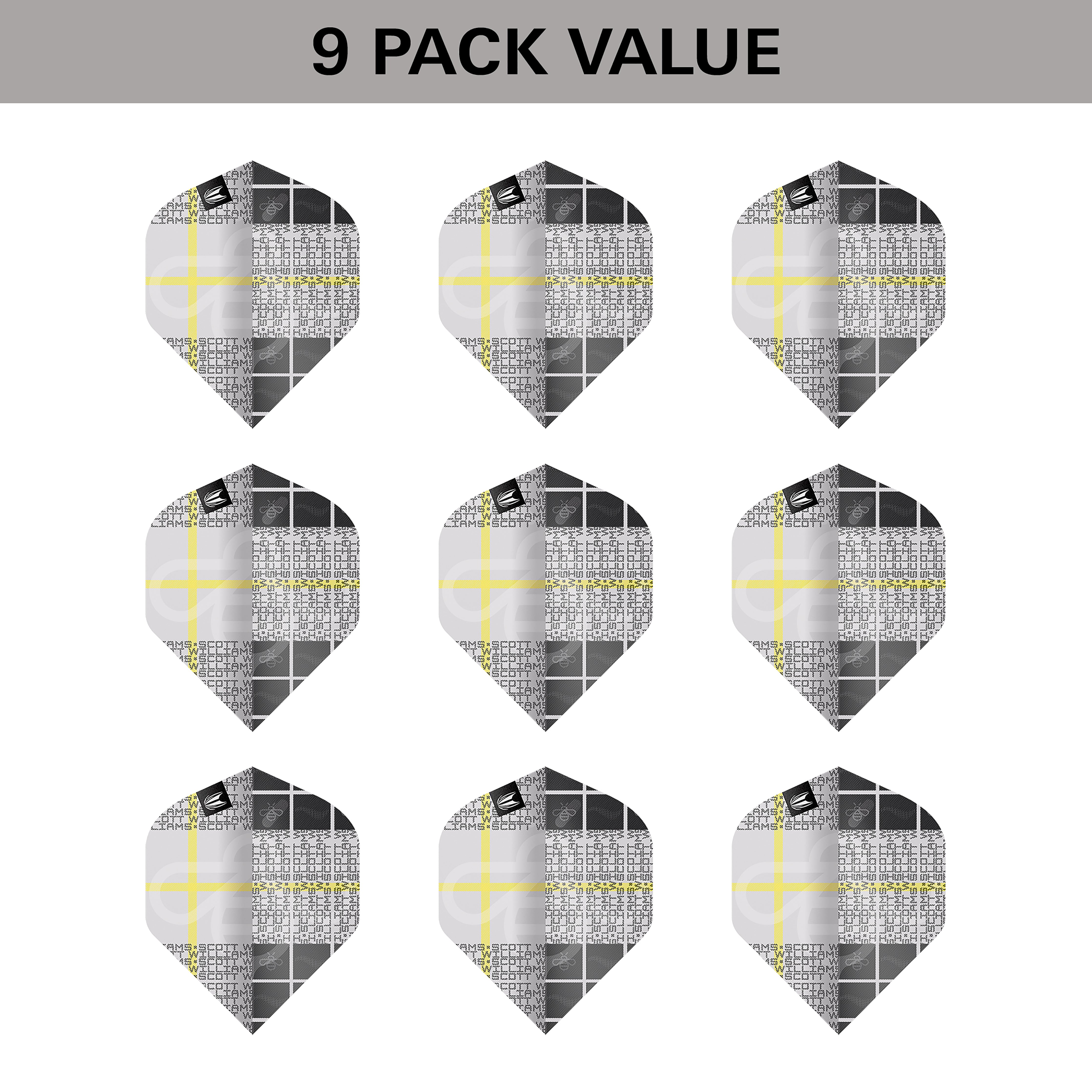 Target Scott 'Shaggy' Williams - G2 - Pro.Ultra - Standard Dart Flights - No2 & No6 - 3 Sets Included