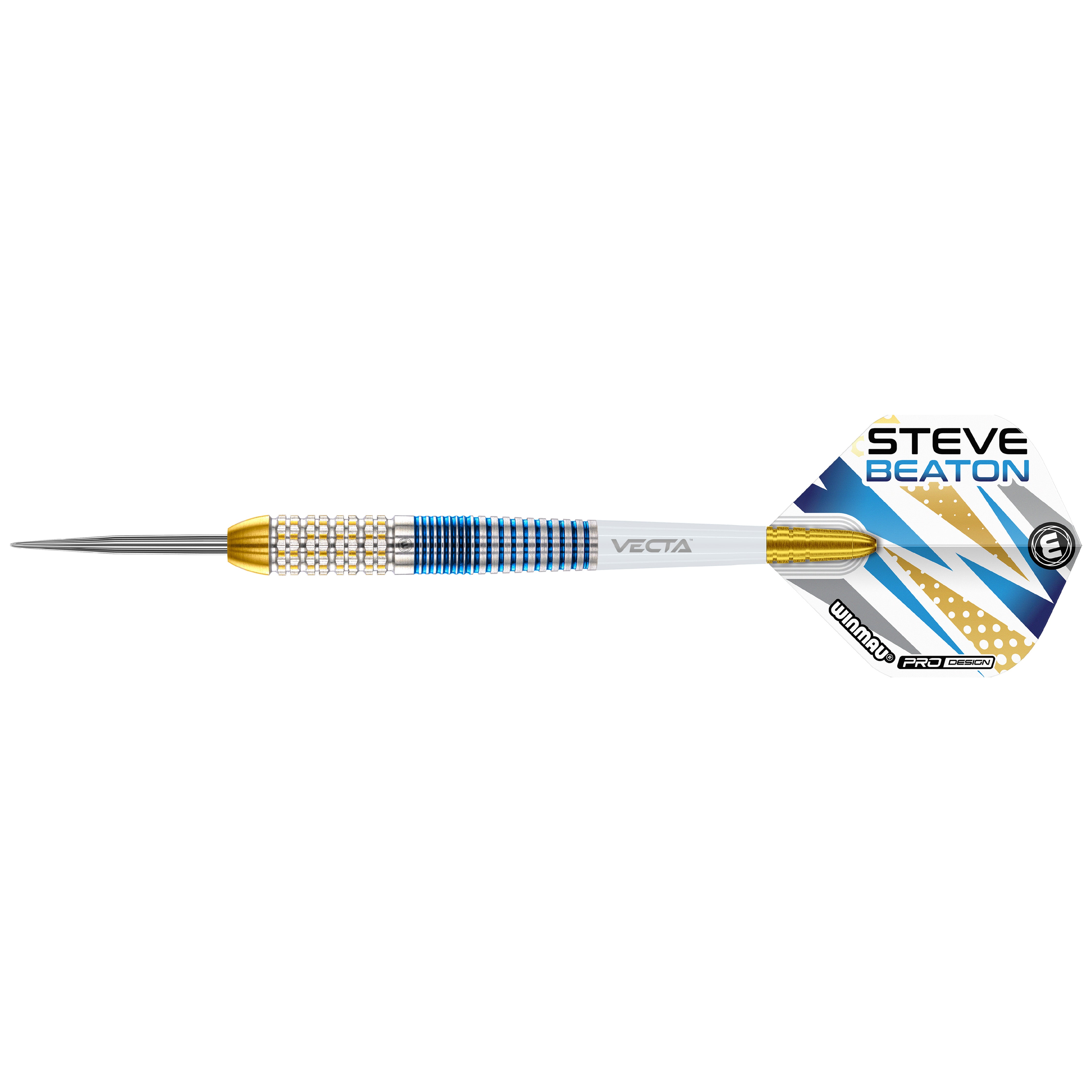 Winmau Steve 'The Bronzed Adonis' Beaton Legacy Edition Steel Tip Darts - 90% Tungsten - 22g 24g