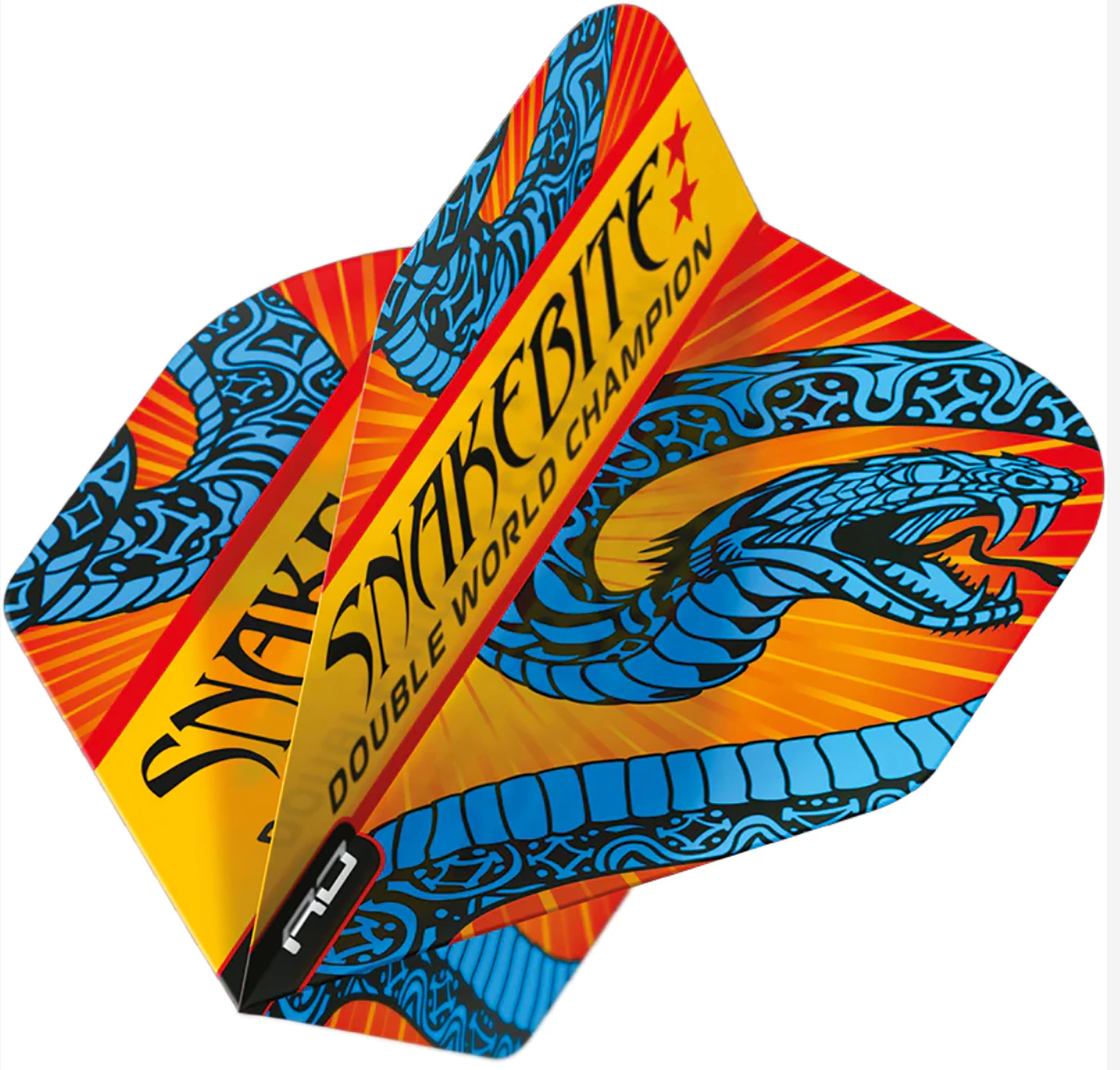 Red Dragon Peter Wright - Snakebite - Hardcore - World Champion - Blue & Orange - Dart Flights
