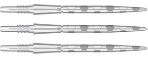 Target Swiss Storm Onyx - Dart Points - 26mm 30mm 35mm - Silver