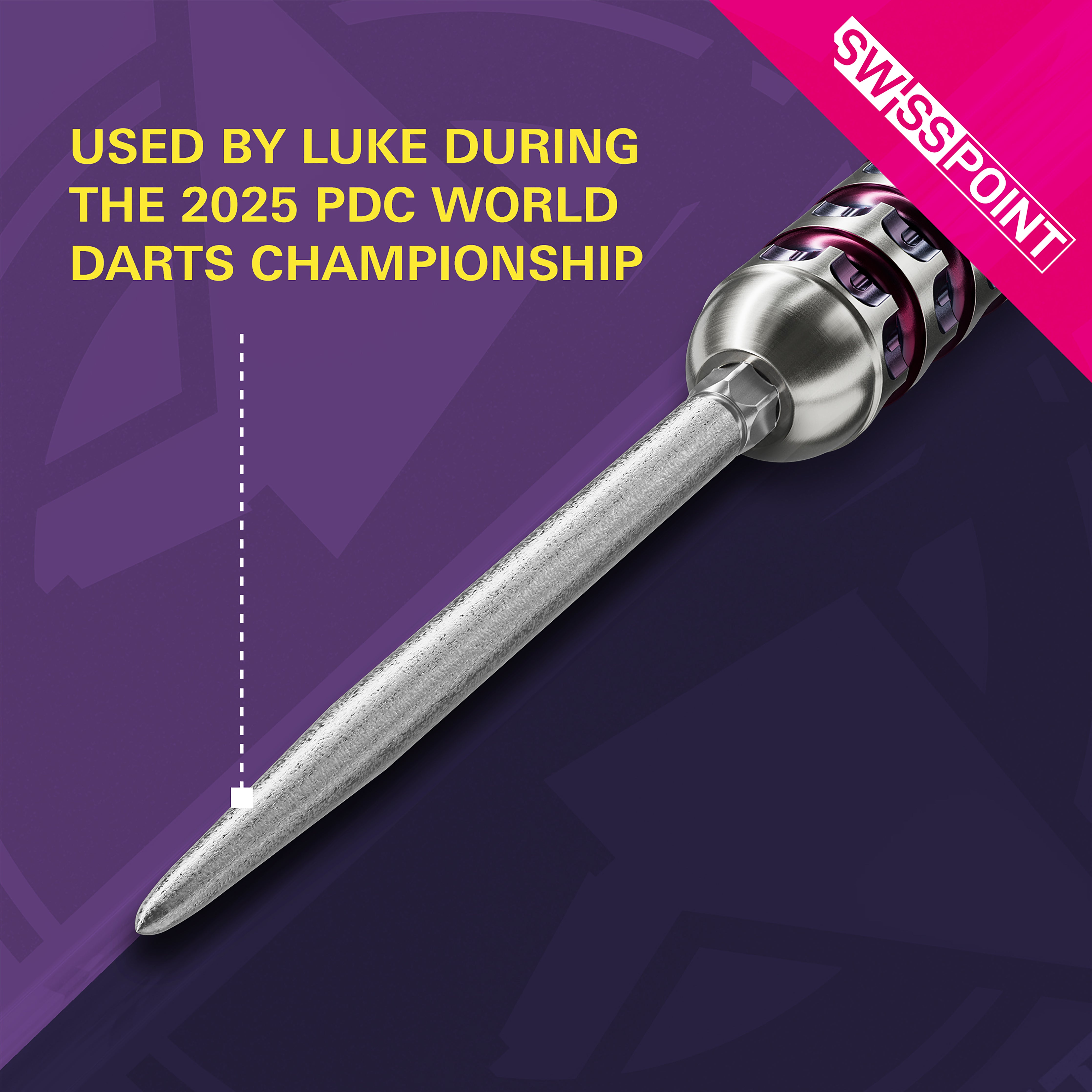 Target Swiss SLK Dart Points - Silver - 30mm, 35mm & 42mm - Luke Littler 2025