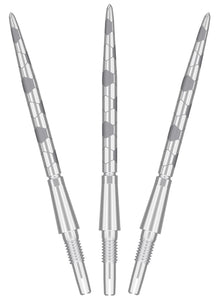 Target Swiss Storm Onyx - Dart Points - 26mm 30mm 35mm - Silver