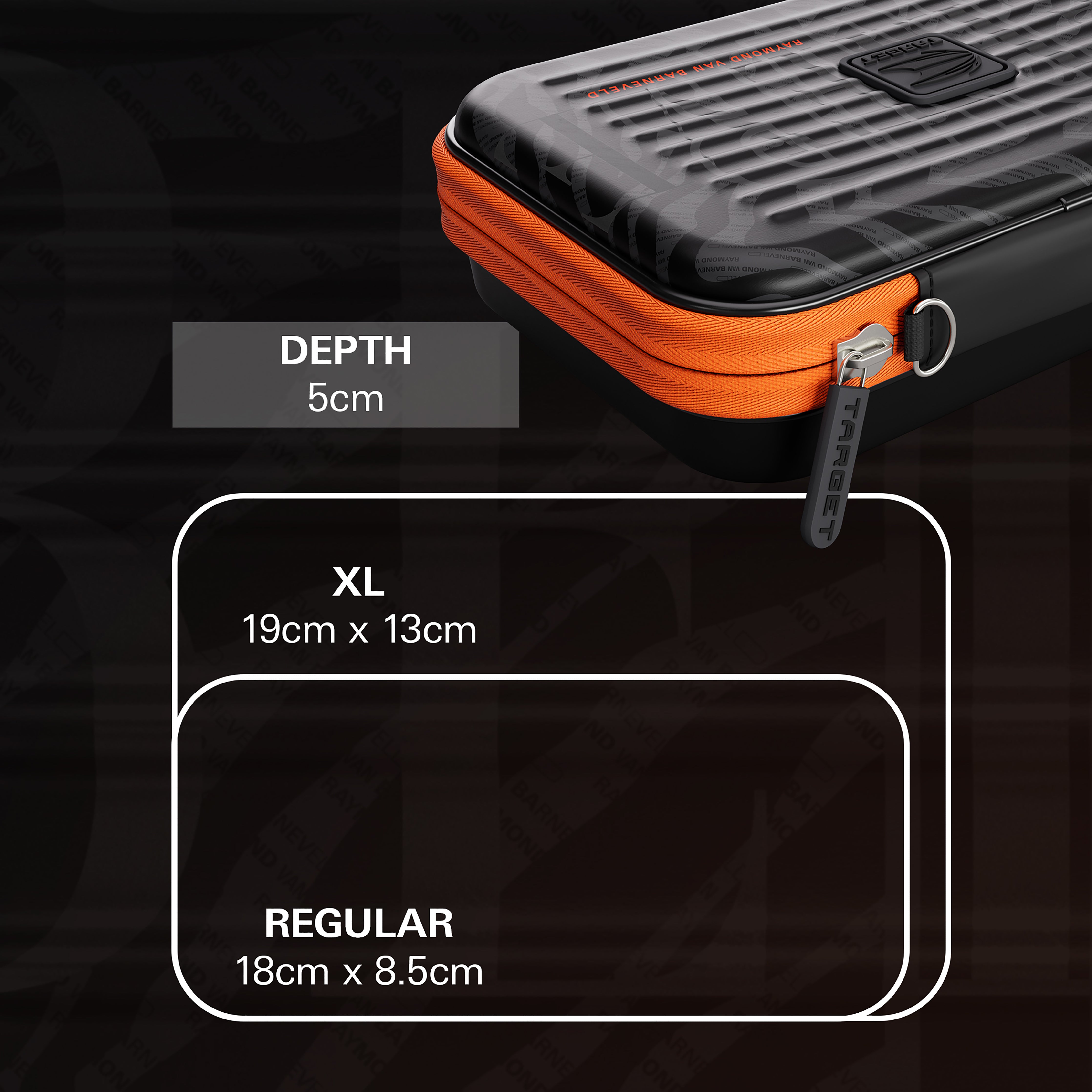 Target Raymond Van Barneveld - RVB - Ghost Series Takoma XL Dart Wallet