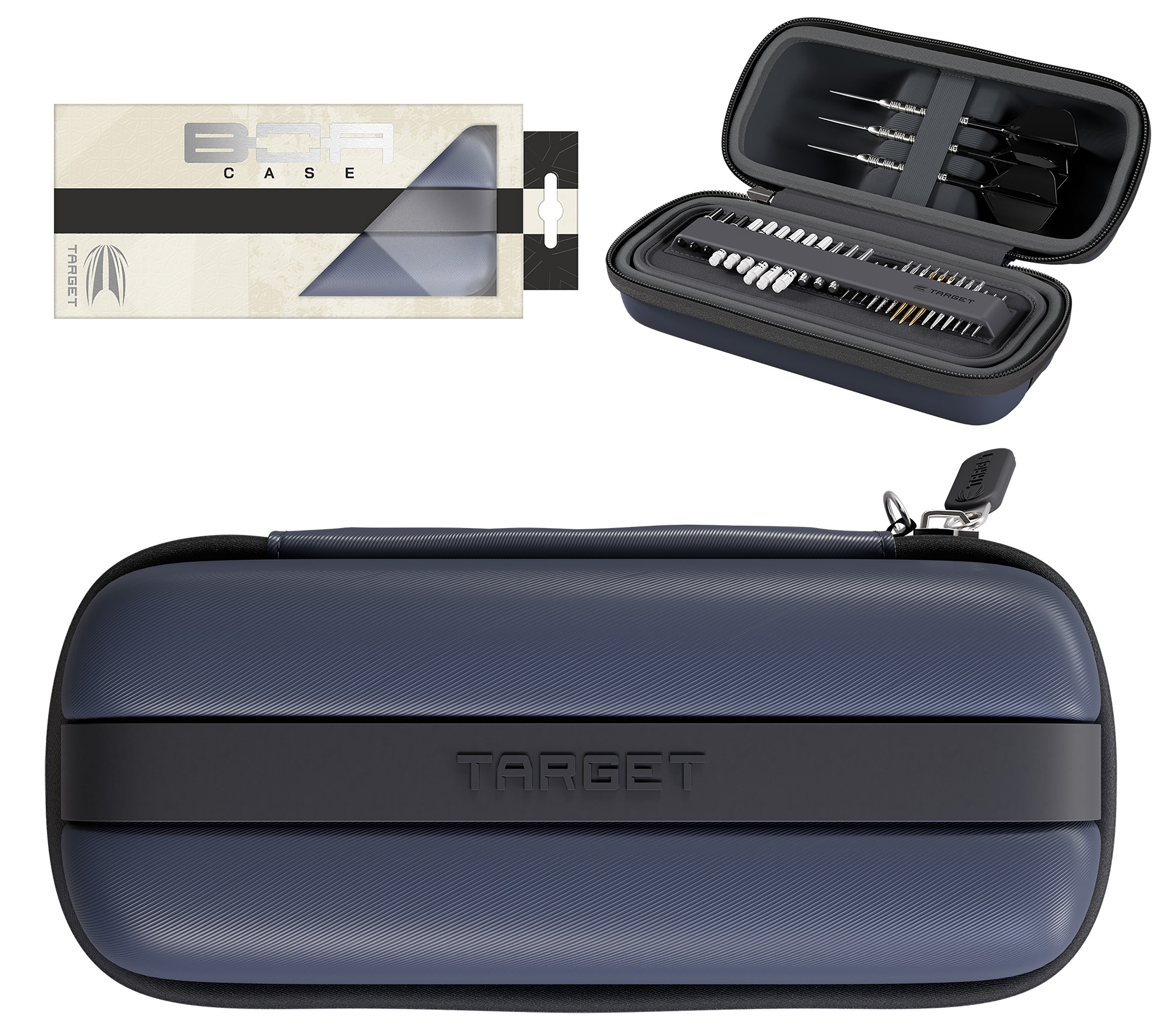 Target Boa Dart Case - Navy & Dark Grey