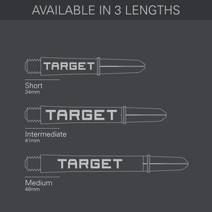 Target - Pro Grip Tag - Dart Shafts - Black & Orange - 3 Sets included