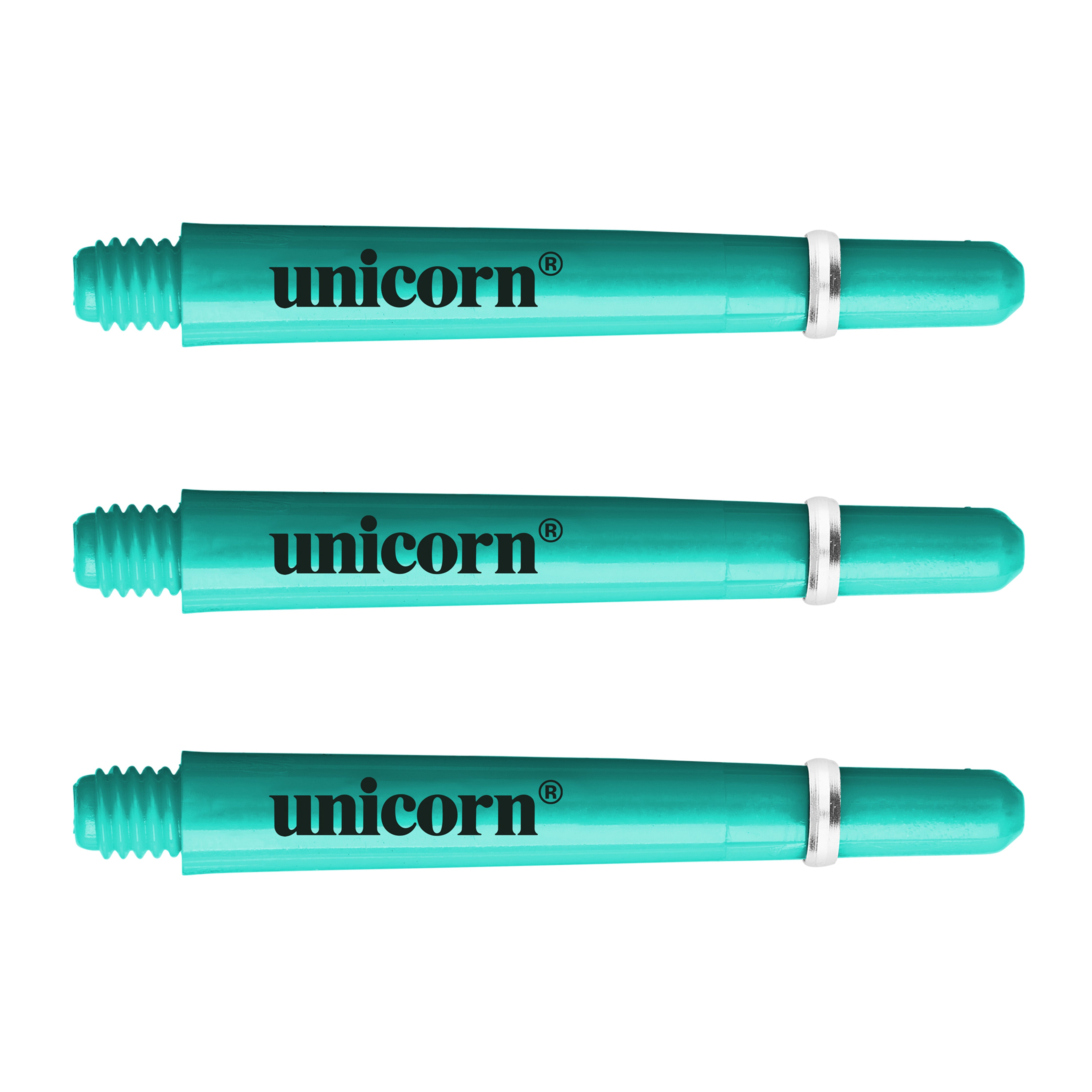 Unicorn Gripper 4 PC Dart Shafts - Neon Teal