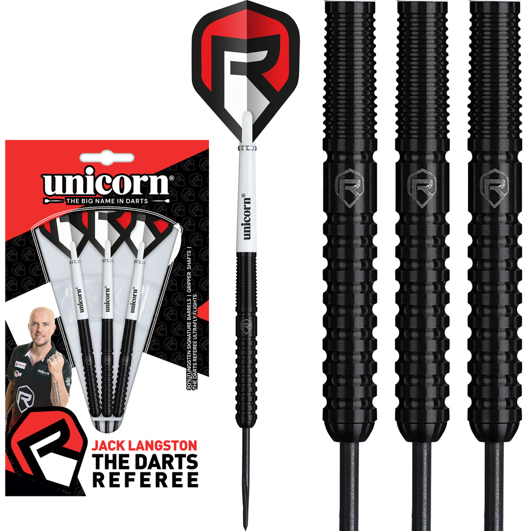 Unicorn Jack Langston - The Darts Referee - 90% Tungsten Darts - 22g 24g 26g