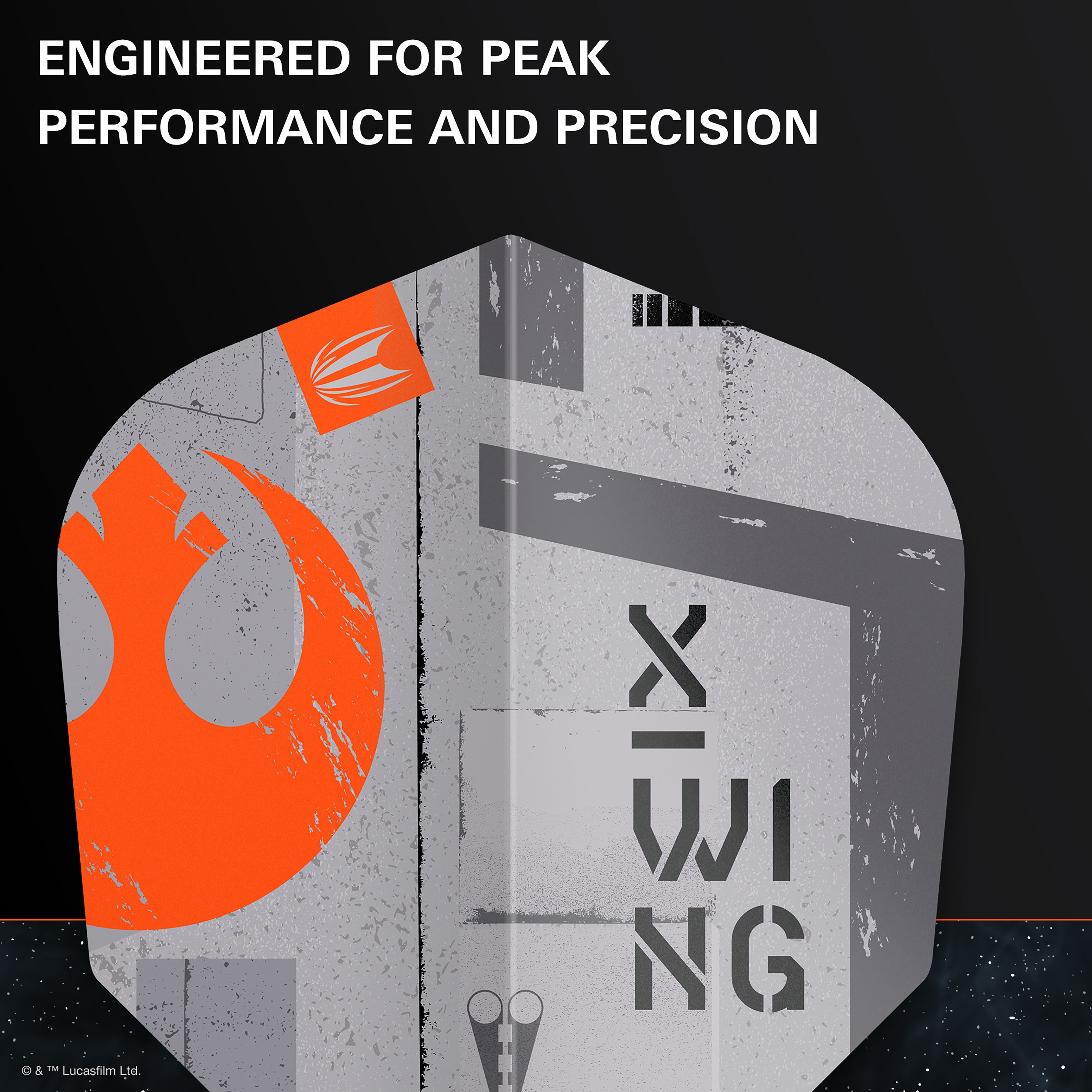 Target Star Wars X-WING - Pro Ultra - No6 - Standard Dart Flights