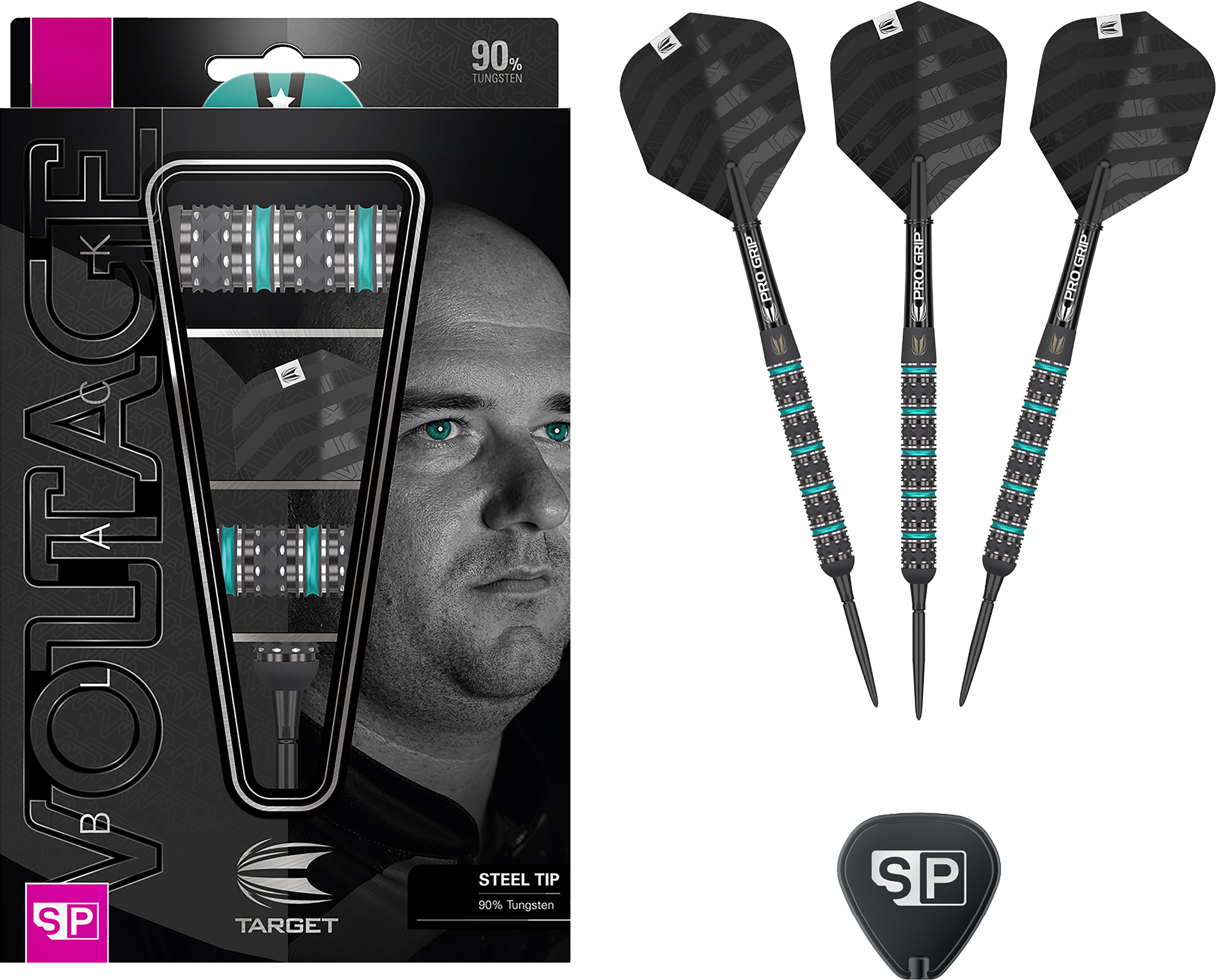 Target Rob Cross - Black Edition -Swiss Points - SP - 90% Tungsten Dar