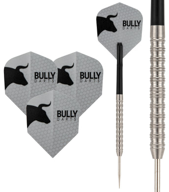 Bully 15 - 90% Tungsten Darts - Dart Flights - Stems - Wallet - 20g 22g 24g
