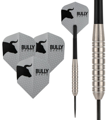 Bully 16 - 90% Tungsten Darts - Dart Flights - Stems - Wallet - 26g