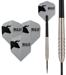 Bully 10 - 90% Tungsten Darts - Dart Flights - Stems - Wallet - 21g