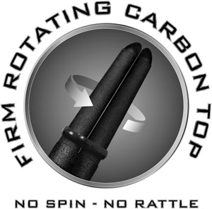Harrows Carbon 360 Spin Dart Shafts - Black