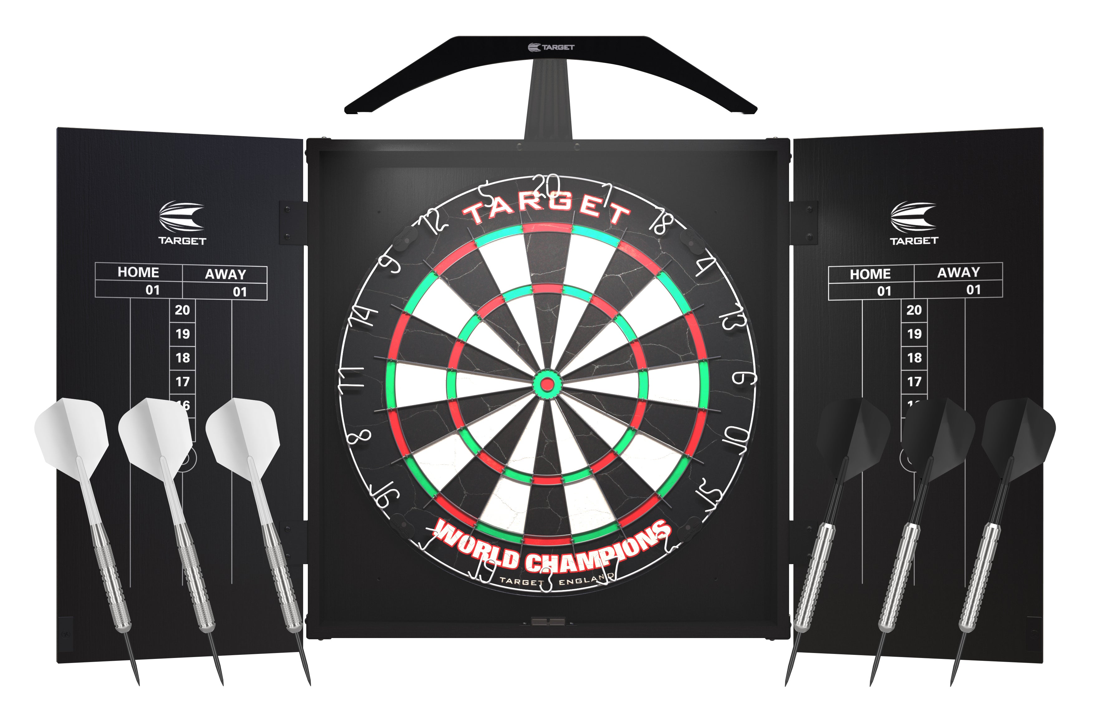 Target Darts Arc Cabinet Set - Dartboard - Arc Light - Darts