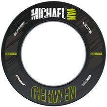 Winmau MVG - Michael Van Gerwen - Dartboard Surround - Retro Black