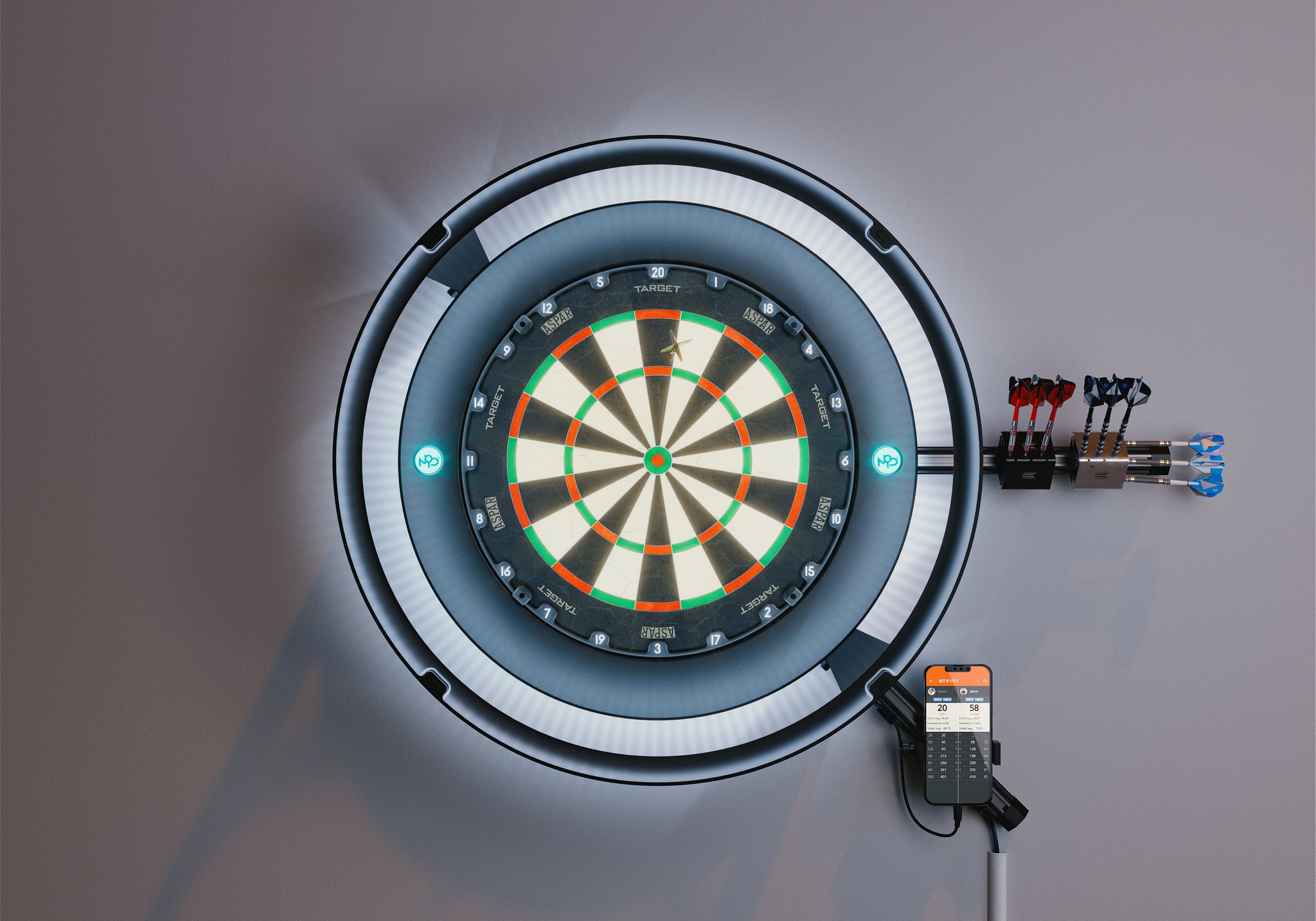 Target Darts MOD Halo Light – Bully Darts