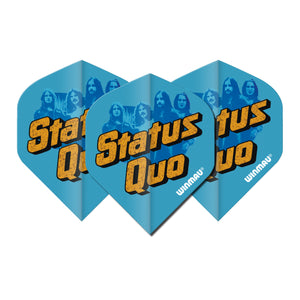 Winmau - Rock Legends - Status Quo - Blue - Dart Flights