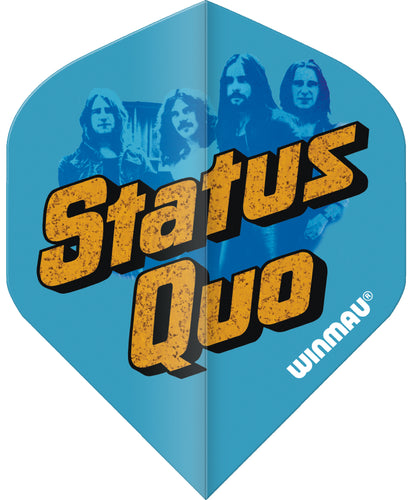 Winmau - Rock Legends - Status Quo - Blue - Dart Flights