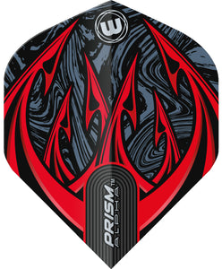 Winmau Prism Alpha  - Extra Thick - Dart Flights - Diablo - Standard Shape