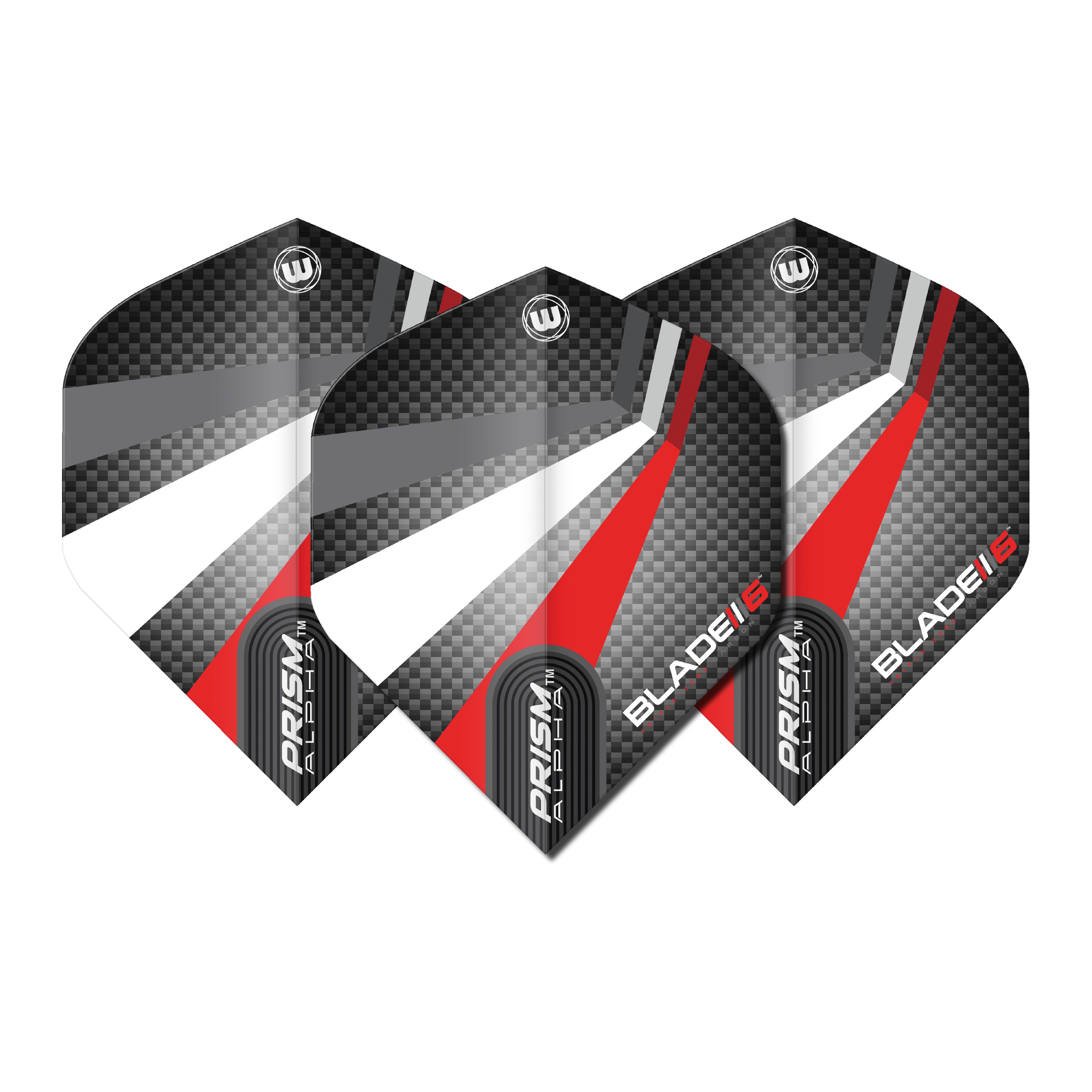 Winmau Prism Alpha  - Extra Thick - Dart Flights - Blade 6 - Standard Shape