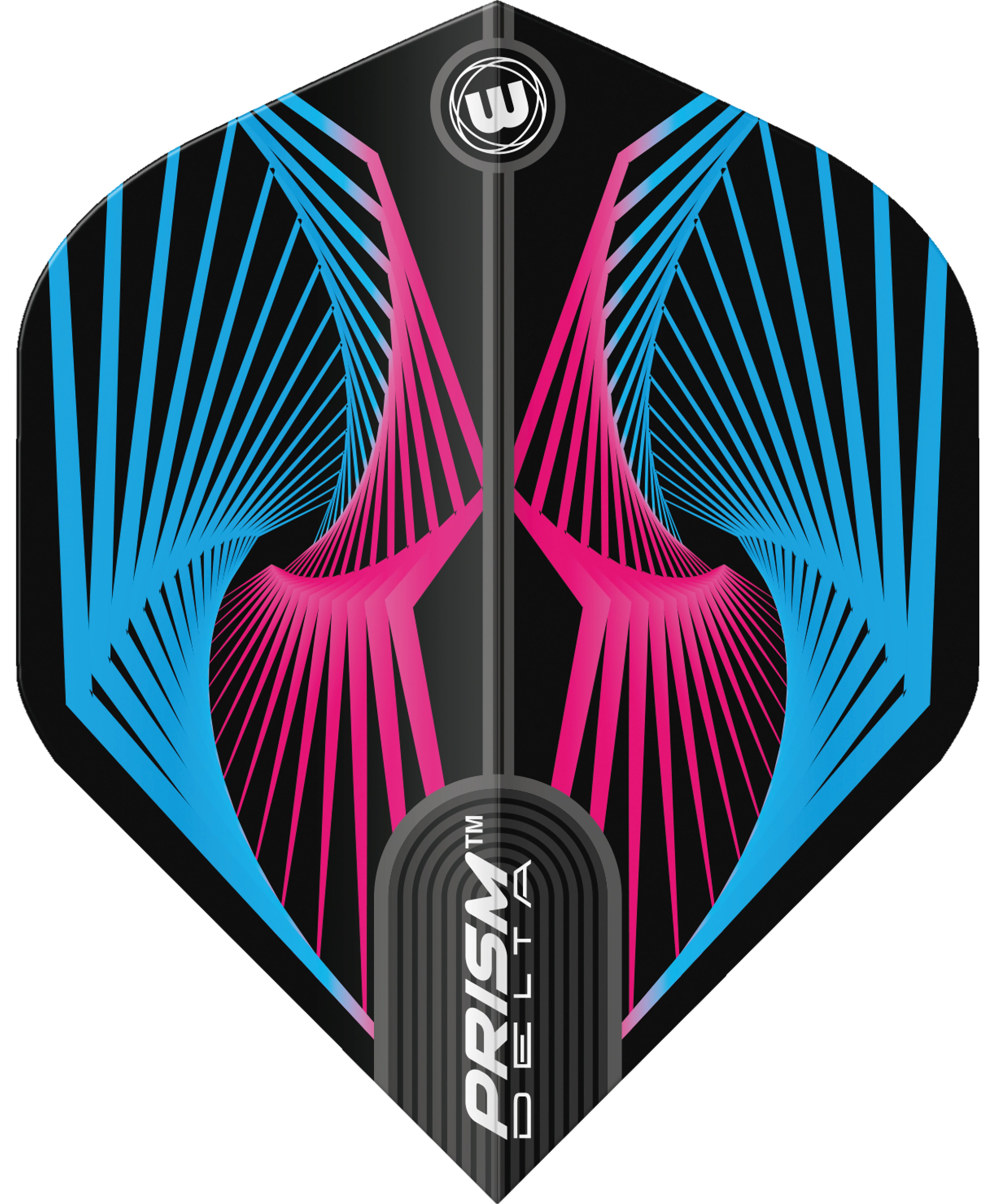 Winmau Prism Delta - Extra Thick - Dart Flights - Pink & Aqua