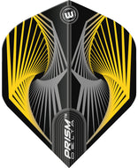 Winmau Prism Delta - Extra Thick - Dart Flights - Yellow & Grey