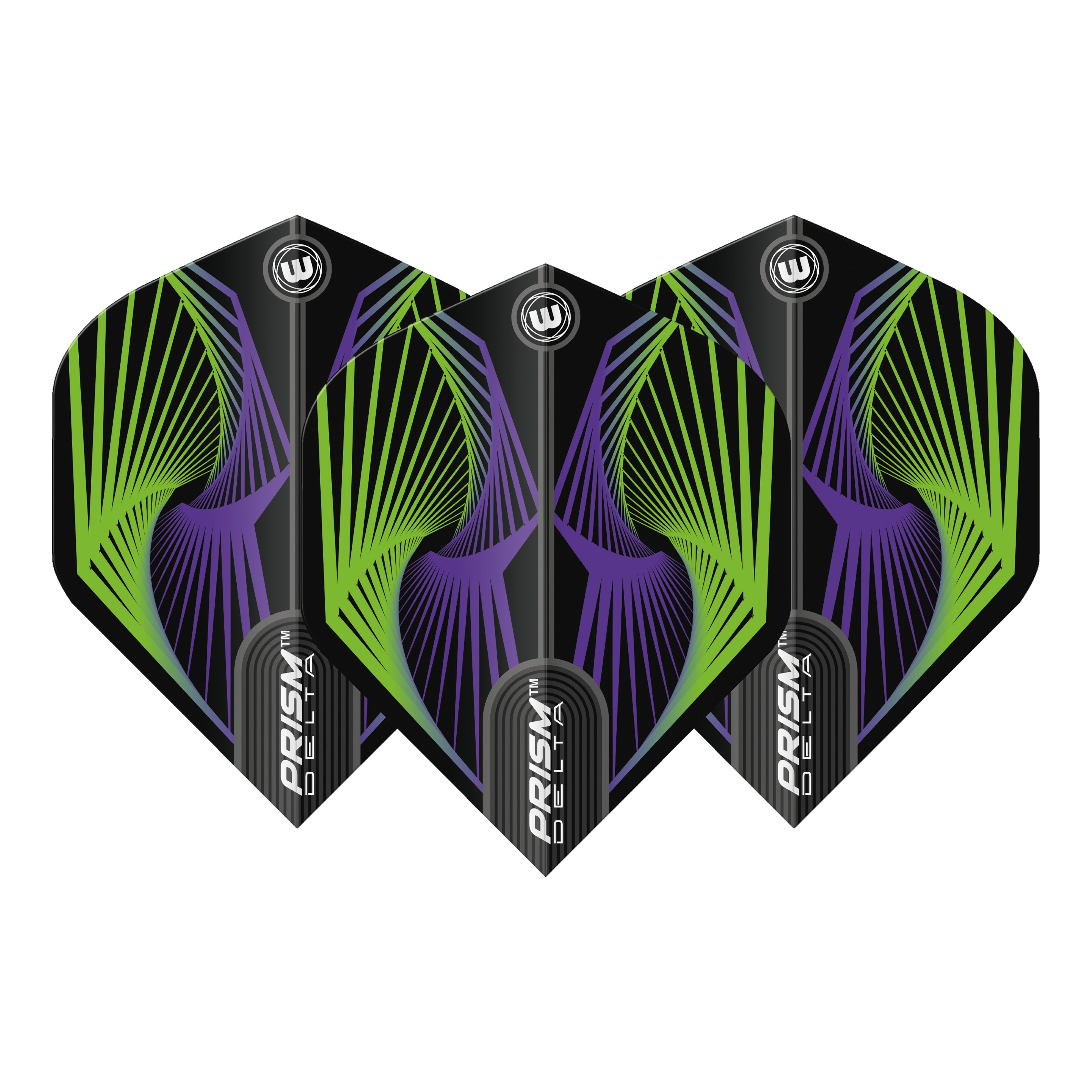 Winmau Prism Delta - Extra Thick - Dart Flights - Green
