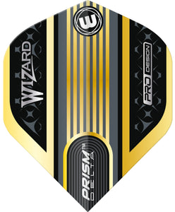 Winamu Prism Delta - Simon Whitlock - Wizard Gold - Dart Flights - Standard Shape