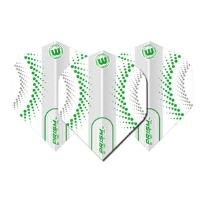 Winmau Prism Zeta - Extra Thick - Dart Flights - Circles - Green