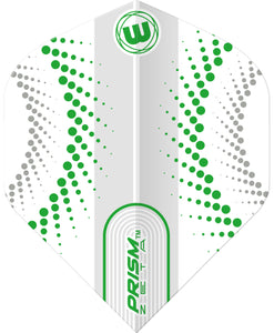 Winmau Prism Zeta - Extra Thick - Dart Flights - Circles - Green