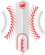 Winmau Prism Zeta - Extra Thick - Dart Flights - Circles - Red