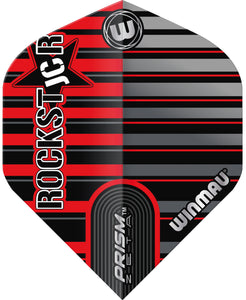 Winmau Prism Zeta - Joe Cullen - Stripes - Rock Star - Dart Flights - Standard Shape