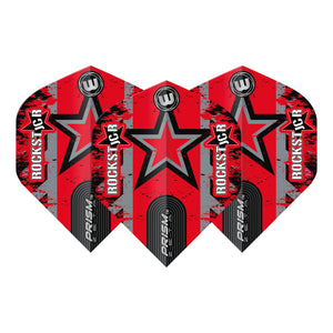 Winmau Prism Zeta - Joe Cullen - Star - Rock Star - Dart Flights - Standard Shape